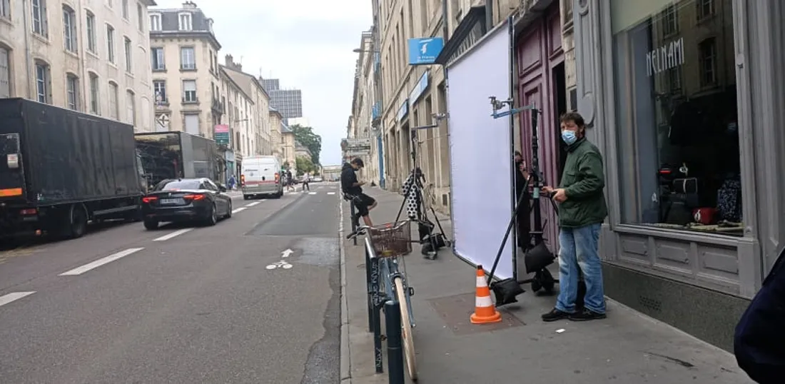 Tournage ce lundi 23 août, rue Stanislas